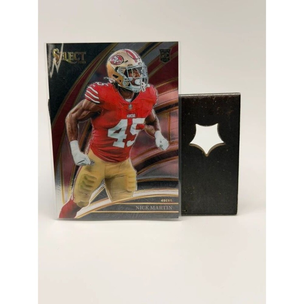 2025 Panini Select Nick Martin #216 Club Level Silver Prizm RC 49ers